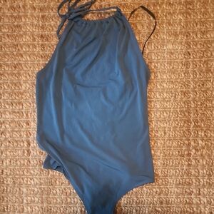 BCBGeneration Blue Bodysuit Timeless Design
